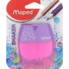Afilalápiz doble uso con depósito Maped colores surtidos