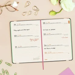 Agenda Joy F4 Bloom 2026 semana vista horizontal