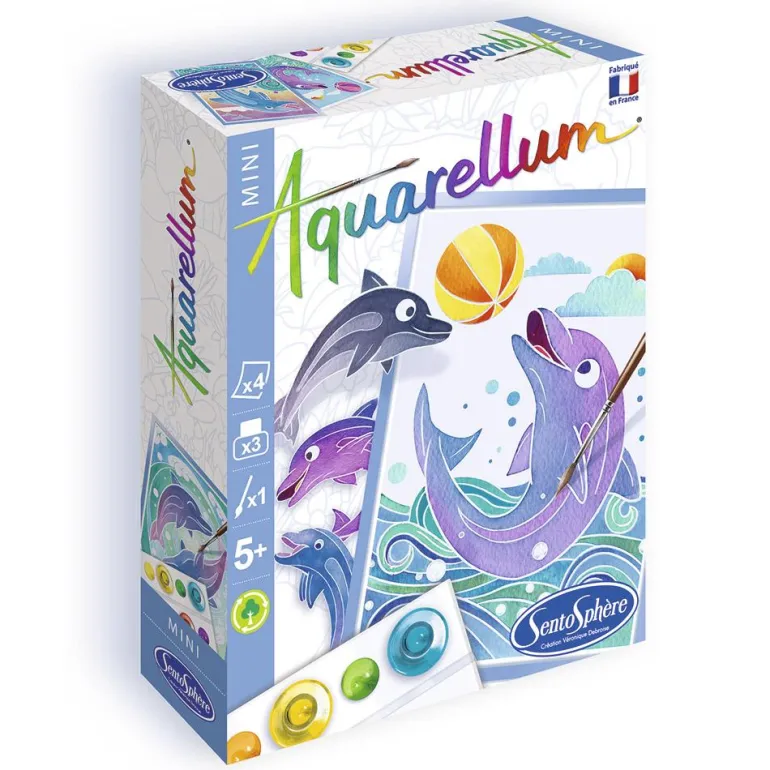 Aquarellum mini delfines