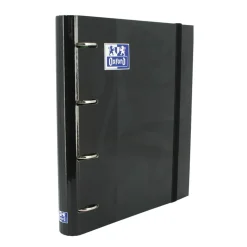 Archivador Europeanbinder A4 4 anillas 25mm. color negro con recambio de 100 hojas