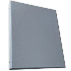 Archivador folio 4 anillas color azul pastel tapa plástico