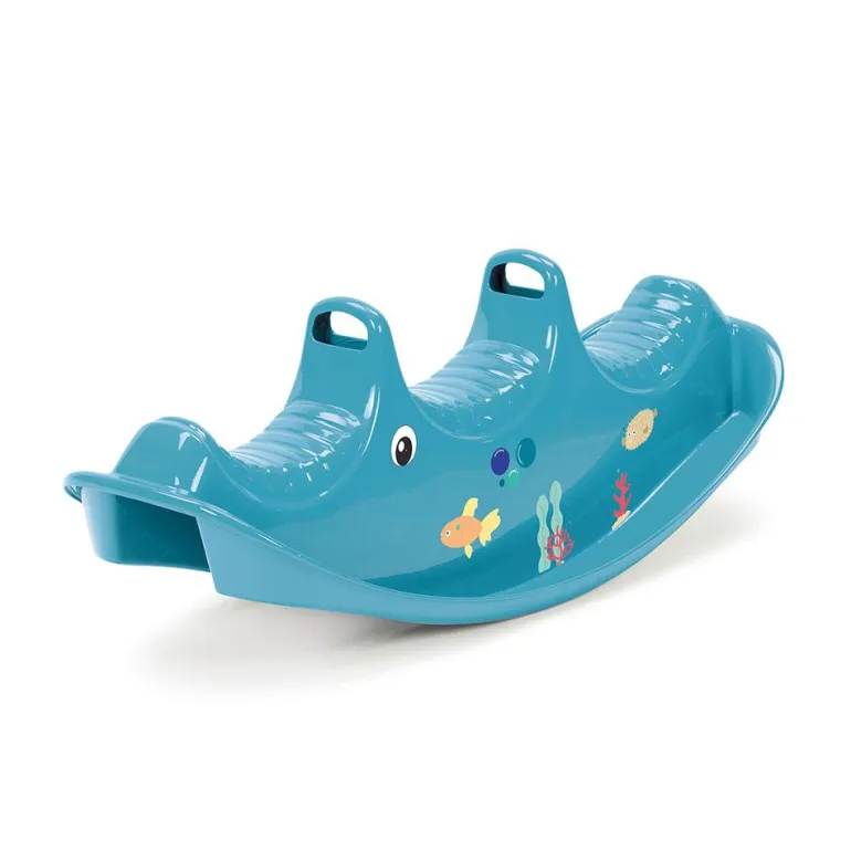 Ballena balancín Blue Marine Toys 3 asientos 101cm