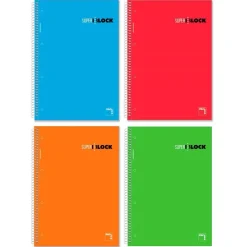 Bloc A4 cuadro 5mm. 160 hojas microperforado Superblock