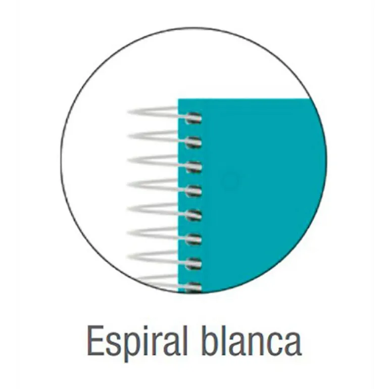 Bloc A4 cuadro 5mm. 160 hojas tapa plástico