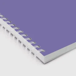 Bloc Edunotes A4 80 hojas cuadro 4x4mm lila