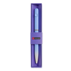 Bolígrafo degradado lila tinta azul