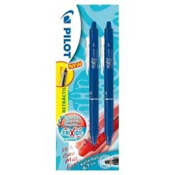 Bolígrafo Frixion Clicker tinta azul 2 unidades