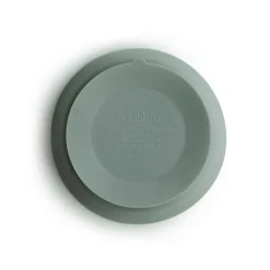 Bowl de silicona con ventosa Mushie azul Cambridge