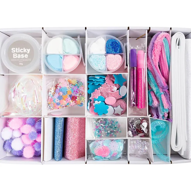 Caja de manualidades golosinas colores pastel Creativ Company.
