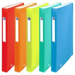 Carpeta clasificadora tipo acordeón A4 PP colores surtidos