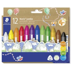 Cera Noris jumbo caja 12 colores