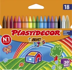Cera Plastidecor 18 colores