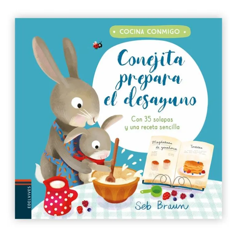 Conejita prepara el desayuno