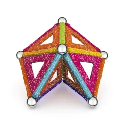 Construcción magnética 35 piezas Geomag glitter recycled