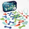 Construcción magnética Clixo Ocean creatures 24 piezas