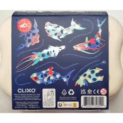 Construcción magnética Clixo Ocean creatures 24 piezas