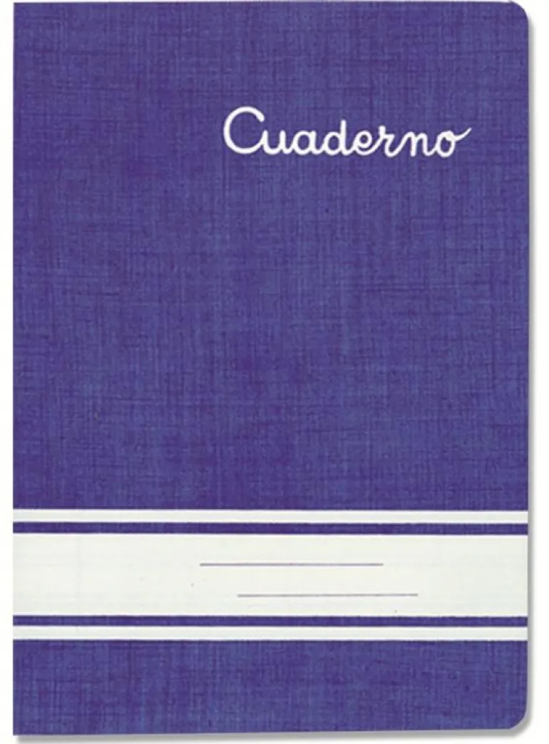 Cuaderno cuarto raya horizontal 30 hojas