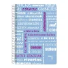 Cuaderno folio cuadro 4mm. 80 hojas Ciencias Plastipac