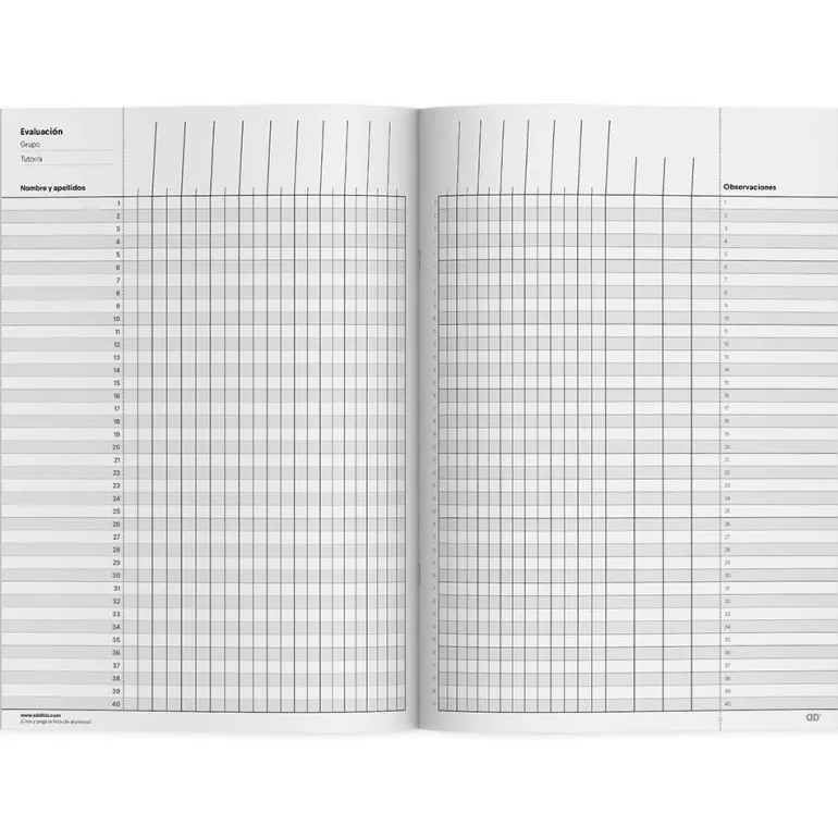 Cuaderno memo notas
