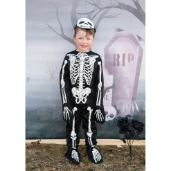 Disfraz esqueleto 5-6 años brilla en la oscuridad