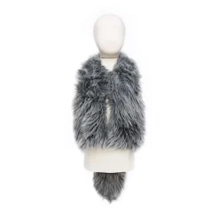 Disfraz lobo 3-4 años sudadera con capucha y guantes
