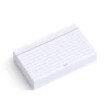 Ficha horizontal nº 2 75x125mm paquete 100 unidades