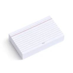 Ficha horizontal nº 2 75x125mm paquete 100 unidades
