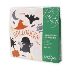 Figuras fieltro adhesivo Halloween set 150 piezas