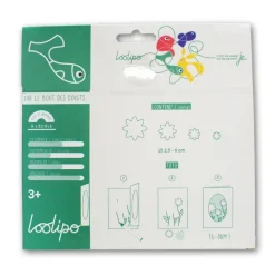 Flores de fieltro adhesivas 150 piezas