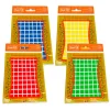 Gomets cuadrados pequeños bolsa unicolor