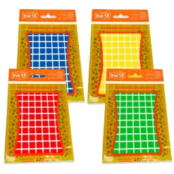 Gomets cuadrados pequeños bolsa unicolor