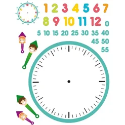 Gomets las horas 3 láminas