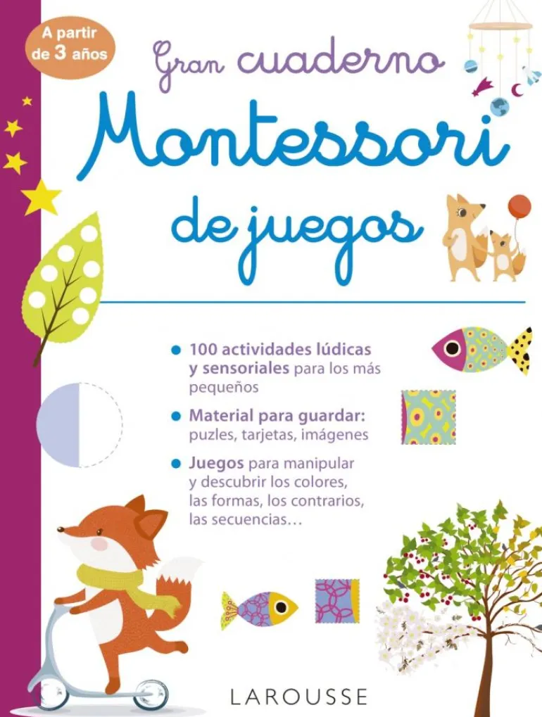 Gran cuaderno Montessori de juegos