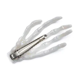 Horquilla clip para el cabello mano esqueleto. Unidad