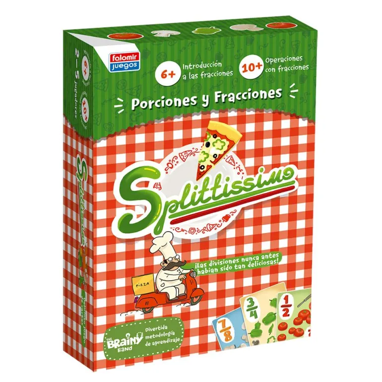 Juego de cartas matemáticas Splittissimo