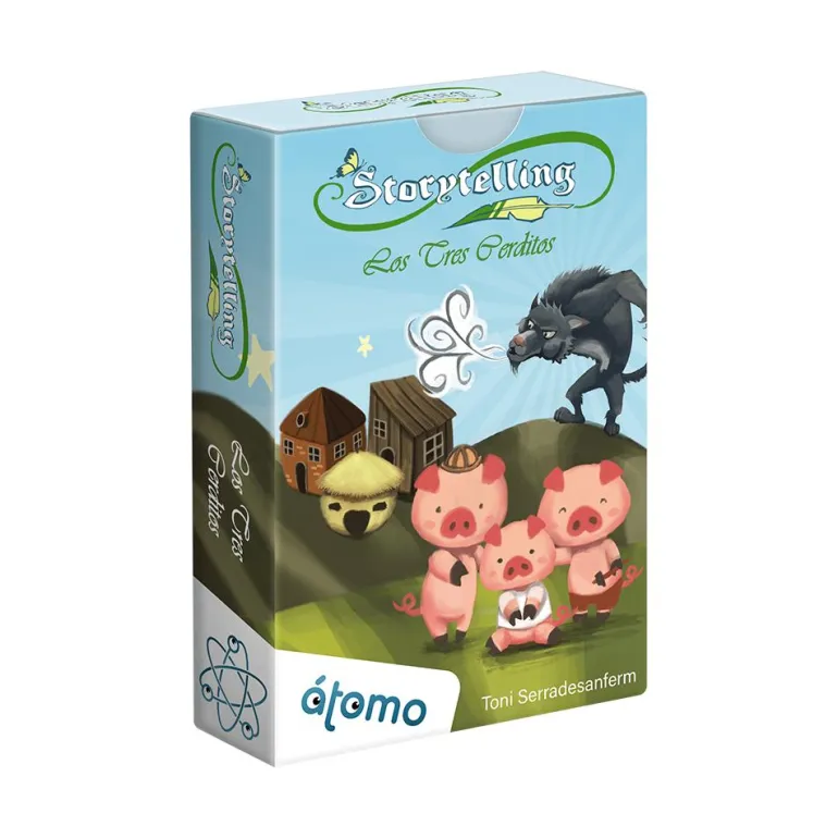 Juego de memoria Storytelling Los tres cerditos