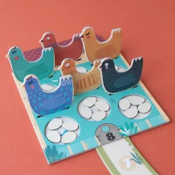 Juego de mesa cooperativo Cluck, cluck! The fox! pocket game
