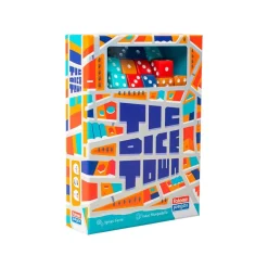 Juego de mesa matemático Tic Dice Town
