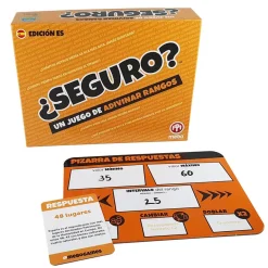 Juego de mesa ¿Seguro? juego de adivinar rangos
