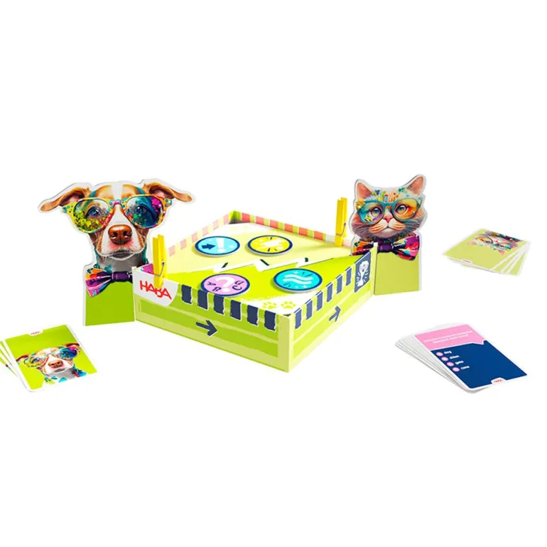 Juego de mesa Team Quiz Challenge gatos contra perros
