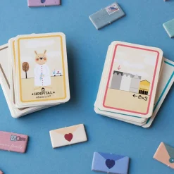 Juego de mesa y observación Postman pocket game