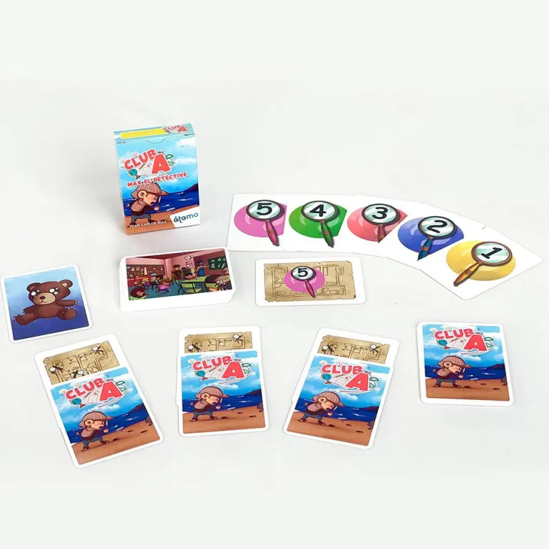 Juegos de cartas Max el detective Club A