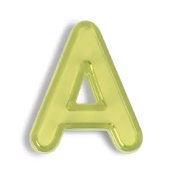 Letras mayúsculas translúcidas 76pzas para mesa luz