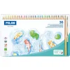 Lápiz acuarelable 36 colores mina gruesa caja de metal Milan