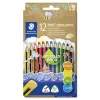 Lápiz color triangular Noris jumbo 12 colores