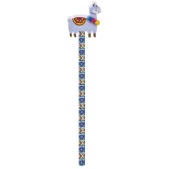 Lápiz con goma llama
