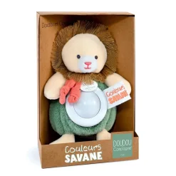 Luz de noche peluche león