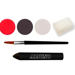 Maquillaje caracterización al agua vampiro 3 colores