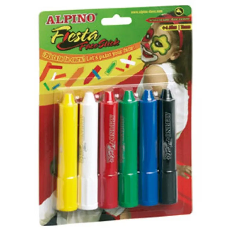 Maquillaje en barra stick 6 colores Alpino