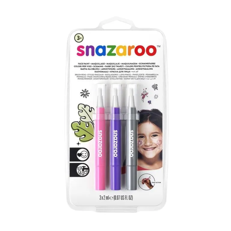 Maquillaje en rotulador Fantasía 3 unidades Snazaroo